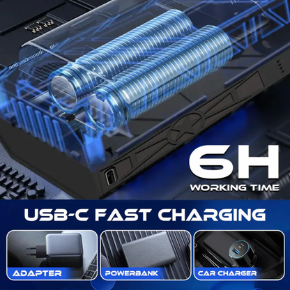 ❄️ Meet the echomossg  Winter Pro — The LED Turbo Blower That Clears Snow in Seconds.